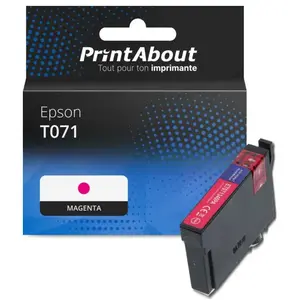 Comparateur de prix : PrintAbout Cartouche compatible Epson T071 (C13T071340) - Magenta