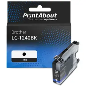 Comparateur de prix : PrintAbout Cartouche compatible Brother LC-1240BK - Noir