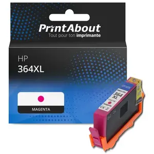 PrintAbout Cartouche compatible HP 364XL (CB324EE) - Magenta - Grande capacité pas cher
