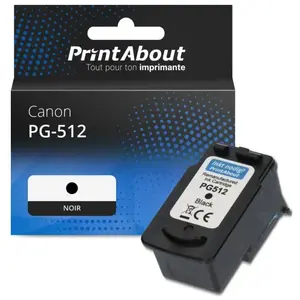Comparateur de prix : PrintAbout Cartouche compatible Canon PG-512 - Noir - Grande capacité