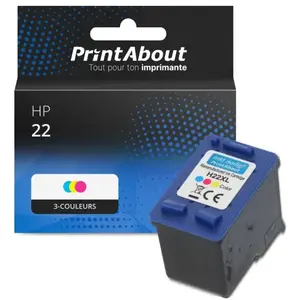 PrintAbout Cartouche compatible HP 22 (C9352AE) - 3-couleurs pas cher