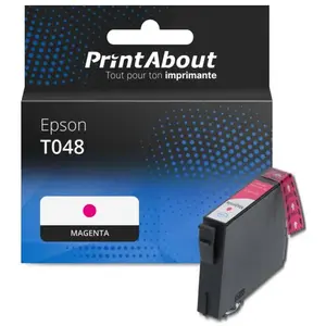 PrintAbout Cartouche compatible Epson T0483 (C13T048340) - Magenta pas cher