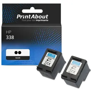 Comparateur de prix : PrintAbout Cartouche compatible HP 338 (CB331EE) - pack de 2 - Noir - Multipack