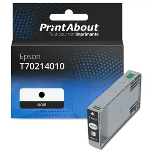 Comparateur de prix : PrintAbout Cartouche compatible Epson T70214010 - Noir