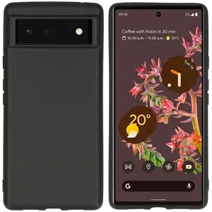 Coque Google Pixel 6 Silicone Gel Noir iMoshion pas cher