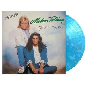 Don't Worry Vinyle Bleu Blanc et Noir Marbré