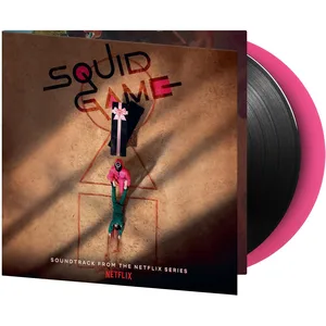 Squid Game - Gatefold Sleeve Pink & Black Coloured pas cher