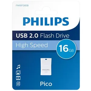 Comparateur de prix : Clé usb 16 go philips fm16fd85b/00 bleu usb 2. 0 1 pc(s)