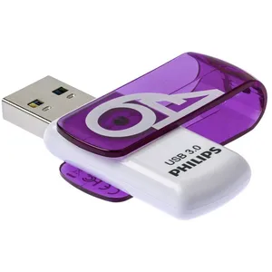 Comparateur de prix : Philips VIVID Clé USB 64 GB violet FM64FD00B/00 USB 3.2 (1è gén.) (USB 3.0)