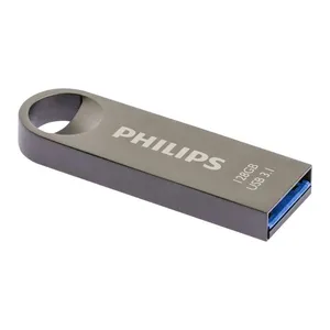 Clé USB PHILIPS 128GB Moon Edition - USB Type-A - Gris pas cher