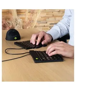 R-Go Split Clavier Ergonomique, QWERTZ (DE), noir, filaire - Clavier - USB - QWERTZ - Allemand - noir