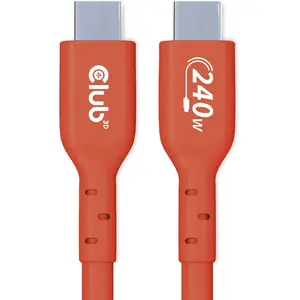 Comparateur de prix : CLUB3D CAC-1515 CÂBLE USB 4 M USB 2.0 USB C ORANGE, ROUGE