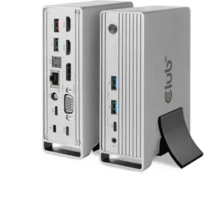 Club 3D - Station d'accueil - USB-C - VGA 2 x HDMI DP - GigE - 120 Wat...Vendu parkaufland