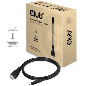 Comparateur de prix : Club 3D Micro HDMI naar HDMI 2.0 UHD 4K60Hz Kabel 1 Meter M-M (CAC-1351)