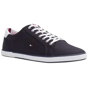 Tommy Hilfiger Homme Flag formateurs, Bleu pas cher