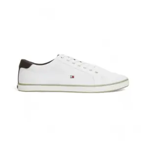 Comparateur de prix : Tommy Hilfiger Homme Flag formateurs, Blanc