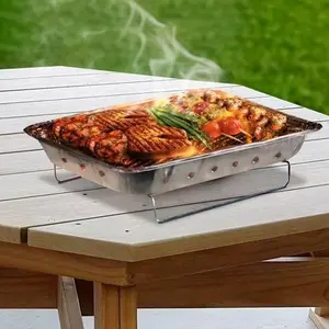 DIVERS Barbecue Jetable Bbq - Charbon - 5 brûleurs pas cher