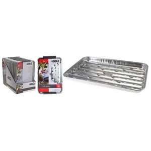 Van der Meulen Set de 4 plats à griller 34x23x2,5cm pas cher