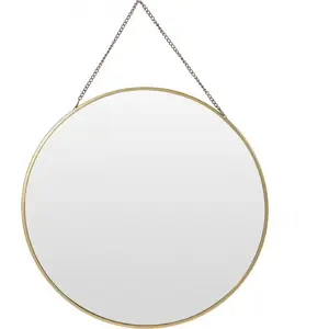 Home @ Styling Collection Wadiga - Miroir mural rond avec pendentif, ø 29 cm
