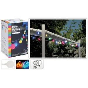 Comparateur de prix : Provence Outillage Éclairage LED 80 boules de couleurs colorées