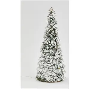 Decoration with Light EDM - Sapin de noel en rotin avec 20 leds - 40cm