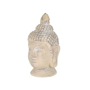 Comparateur de prix : ECD GERMANY Tête de Bouddha Statue Sculpture Décoration Feng Shui Pierre Artificielle