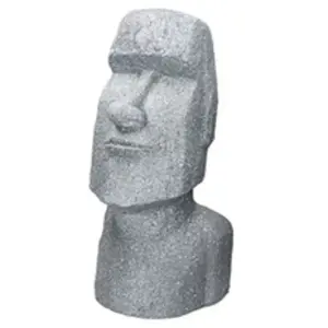 Comparateur de prix : ECD Germany Statue Décorative Île de Pâques Rapa NUI Moai Tête 56 cm H...