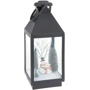 Edp 72095 FAROLILLO Con ESCENA NAVIDEÑA 18,8x48cm, Multicolore, One size pas cher