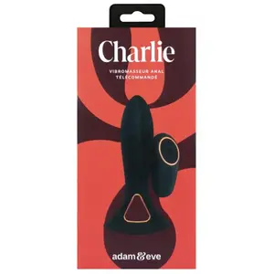 AdametEve Adam & Eve - Vibromasseur anal télécommandé "Charlie" - Noir pas cher
