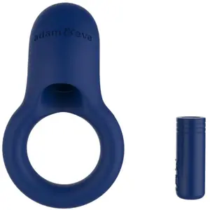 Le Cockring Coquin par Adam & Eve - Anneau pénien vibrant - BleuVendu paradam-et-eve