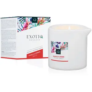 Exotiq - Bougie de massage ambre à la vanille - 200 gVendu paradam-et-eve