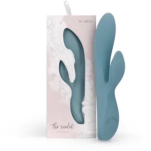 Bloom - Vibromasseur Rabbit "The Violet" - BleuVendu paradam-et-eve