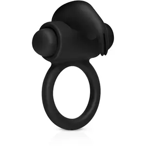 EasyToys - Cockring avec stimulateur clitoridien - NoirVendu paradam-et-eve