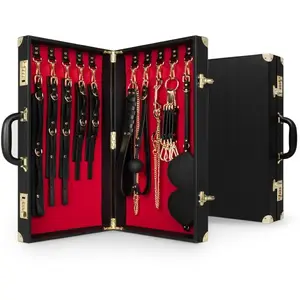 Comparateur de prix : Bedroom Fantasies - Malette de Bondage 13 Pièces - Cuir synthétique