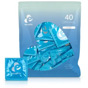 EasyGlide - Préservatifs standards et lisses - 40 pièces pas cher