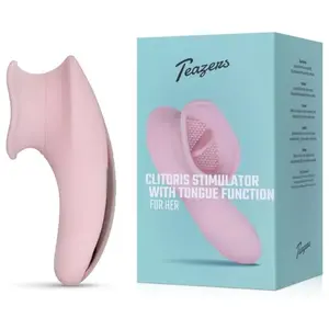 Teazers Clitoris Vibrator Met Tong - Roze pas cher