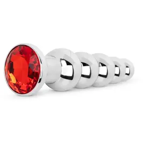 EasyToys Online Only Plug Anal avec Pierre Précieuse - Rouge pas cher