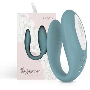 Bloom - The Jasmine Vibromasseur en forme de C - Vert pas cher