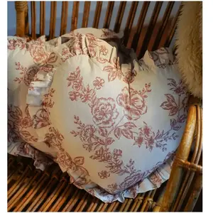 Anna + Nina - Coussin coeur Whimsical Rouge taille unique pas cher