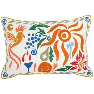 Anna + Nina - Coussin Oasis Multicolore taille unique