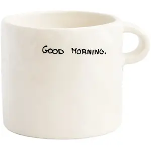 Anna + Nina - Tasse Good Morning Crème taille unique pas cher