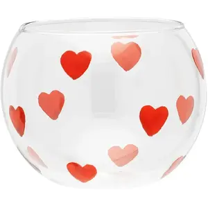 Anna + Nina - Photophore Classic Love  Rouge taille unique pas cher