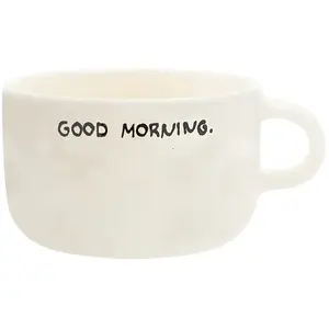 Anna + Nina - Mug Good Morning Crème taille unique pas cher