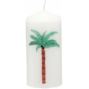 Anna + Nina - Bougie Palm Tree Blunt Vert taille unique pas cher