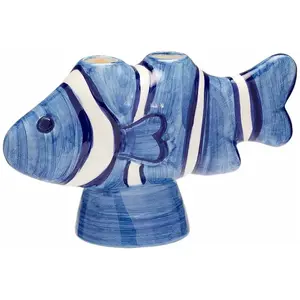 Anna + Nina - Bougeoir Clownfish Bleu taille unique pas cher