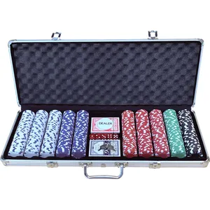Buffalo Mallette De Poker En Aluminium 500 Jetons