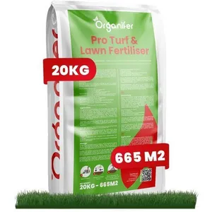 Comparateur de prix : Engrais - Organifer - Engrais Pro Pour Pelouses Et Gazons - Libération Contrôlée - 20 Kg Pour 665 M2