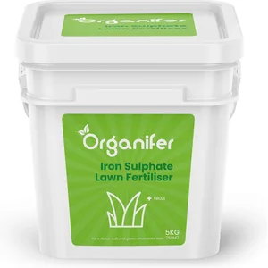 Comparateur de prix : Engrais - Organifer - Engrais Pour Pelouse - Sulfate De Fer Engrais - Éliminateur De Mousse - 5 Kg Pour 250M2