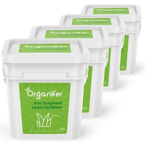 Comparateur de prix : Engrais - Organifer - Engrais Pour Pelouse - Sulfate De Fer Engrais - Éliminateur De Mousse - 20 Kg Pour 1000M2