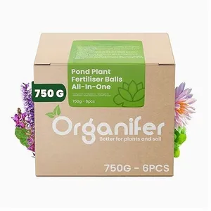 Comparateur de prix : Engrais - Organifer - Engrais Pour Étang D'Eau - Em Boules De Nutrition Pour Bassin - 6 Pièces - Pour 1 An De Nutrition Végétale